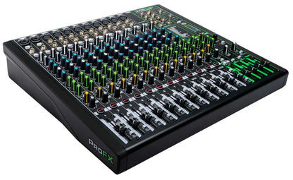 Mackie ProFX16v3 16-Channel 4-Bus Effects Mixer w/USB ProFX16 v3 +Snake Cable