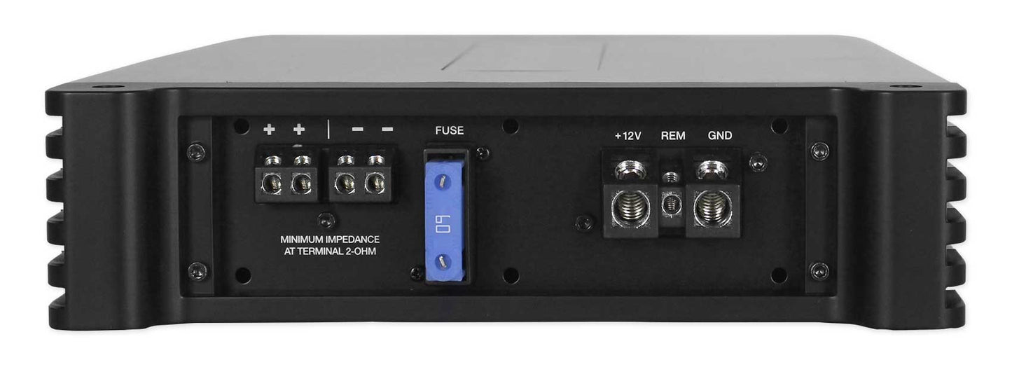 KICKER 46CWTB82 TB 8" 600w Marine Loaded Subwoofer Enclosure+Mono Amp+Wire Kit