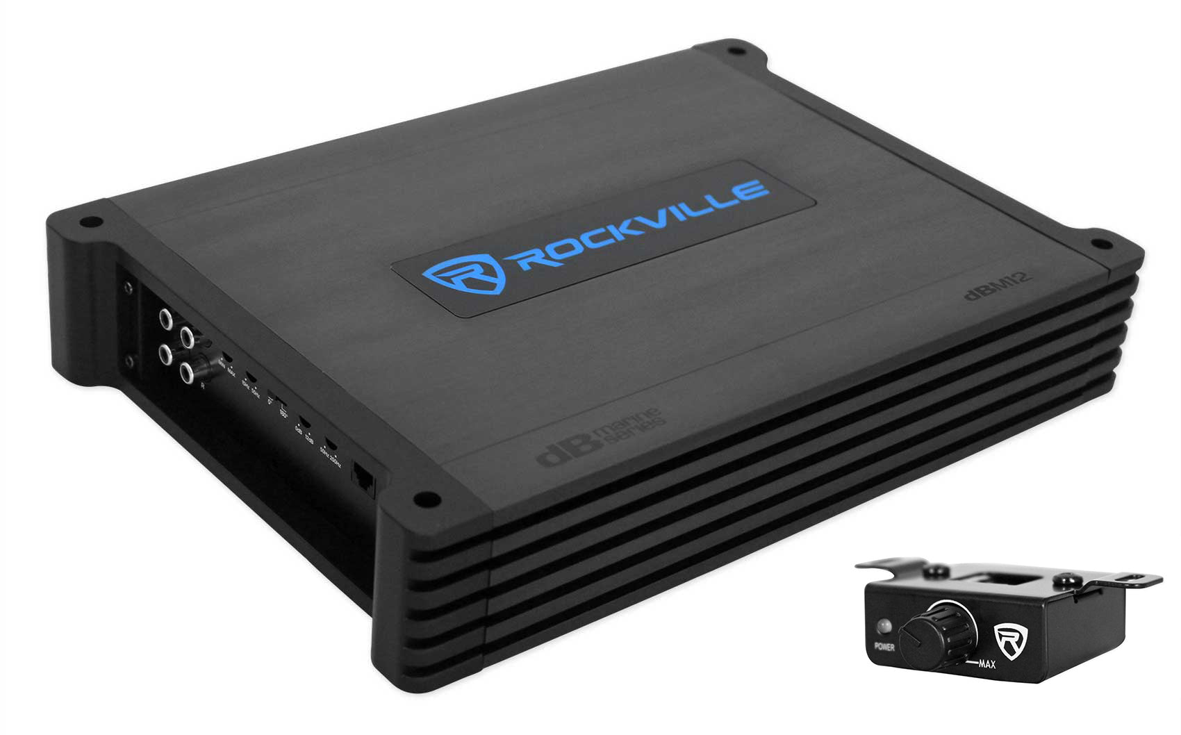 MS12LB Black + dBM12 Marine Amplifier Bundle