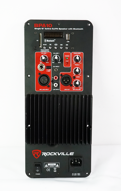 100 Watt RMS Pro Audio Powered Speaker Amplifier Plate Module with XLR 110/220