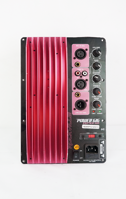 200 Watt RMS Pro Audio Powered Speaker Amplifier Plate Module with XLR 110/220