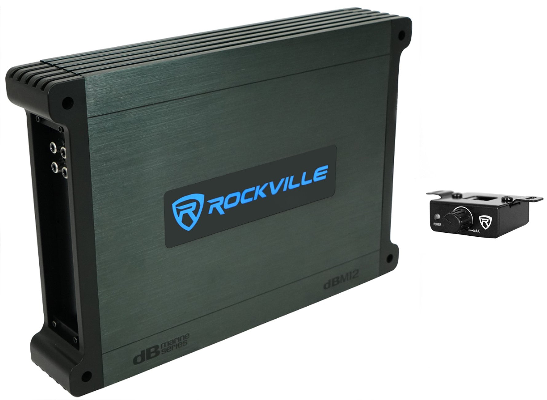 MS12LB Black + dBM12 Marine Amplifier Bundle