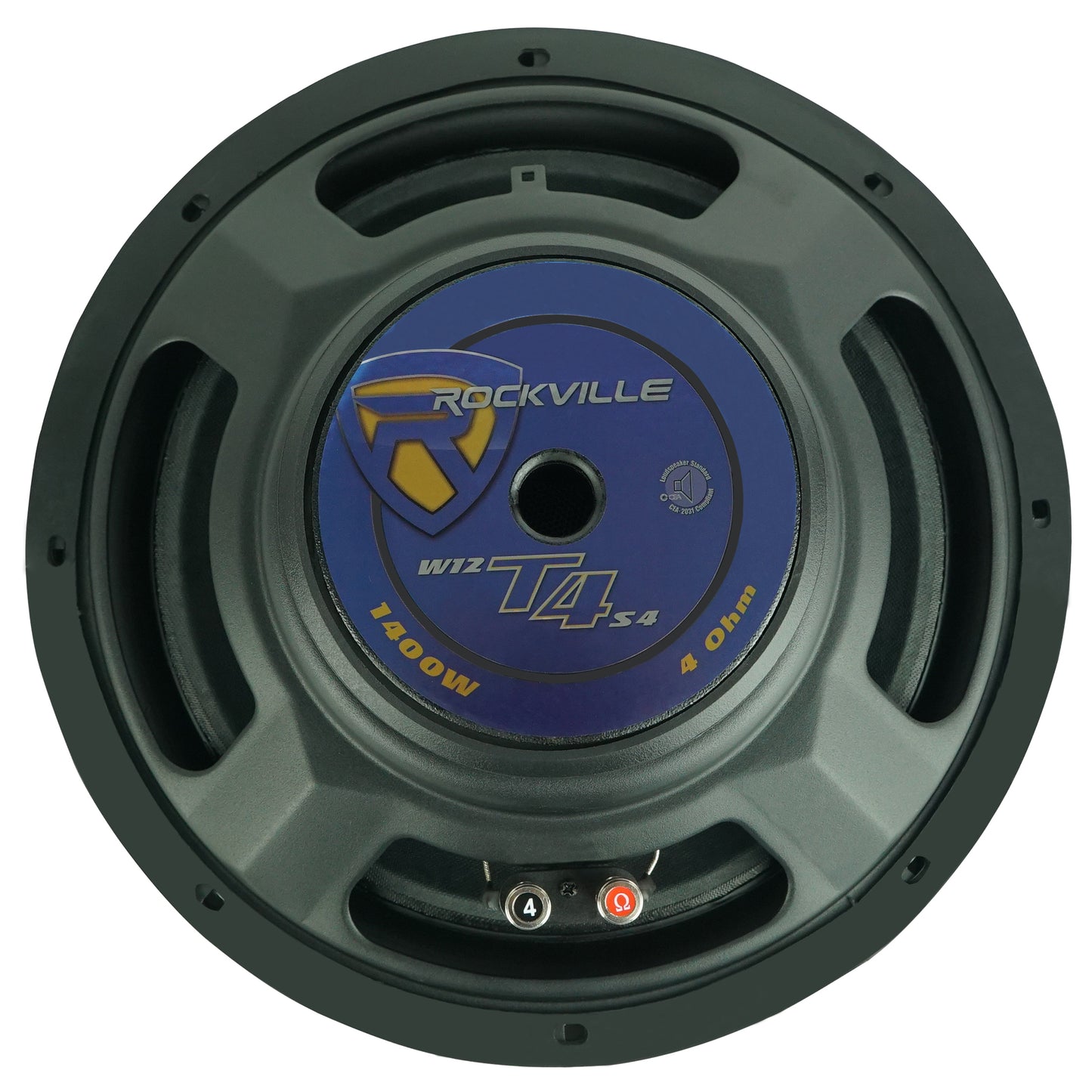 T4 Series 12" Shallow 4-Ohm 2-Pack + Dual 12" Shallow Sealed Enclosure Bundle