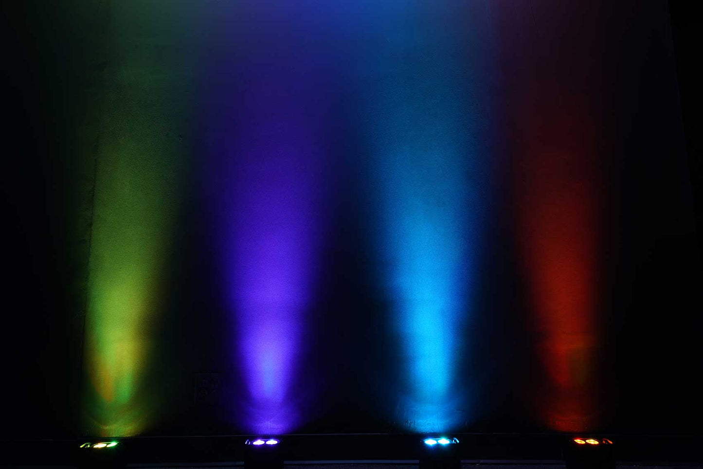 BEST PAR 50 4-Pack + ROCKFORCE W2 DMX Controller Bundle