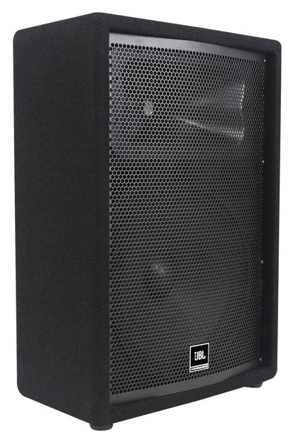 (2) JBL JRX212 1000w 12" Inch 2-Way DJ P/A Speaker Floor Wedge Monitors+DJ Light