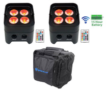 BEST PAR 50 2-Pack + RLB90 Lighting Bag Bundle