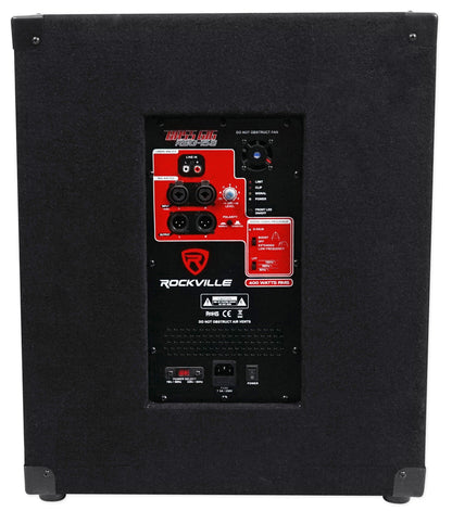 RPG12 4-Pack + RBG15S Subwoofer Bundle