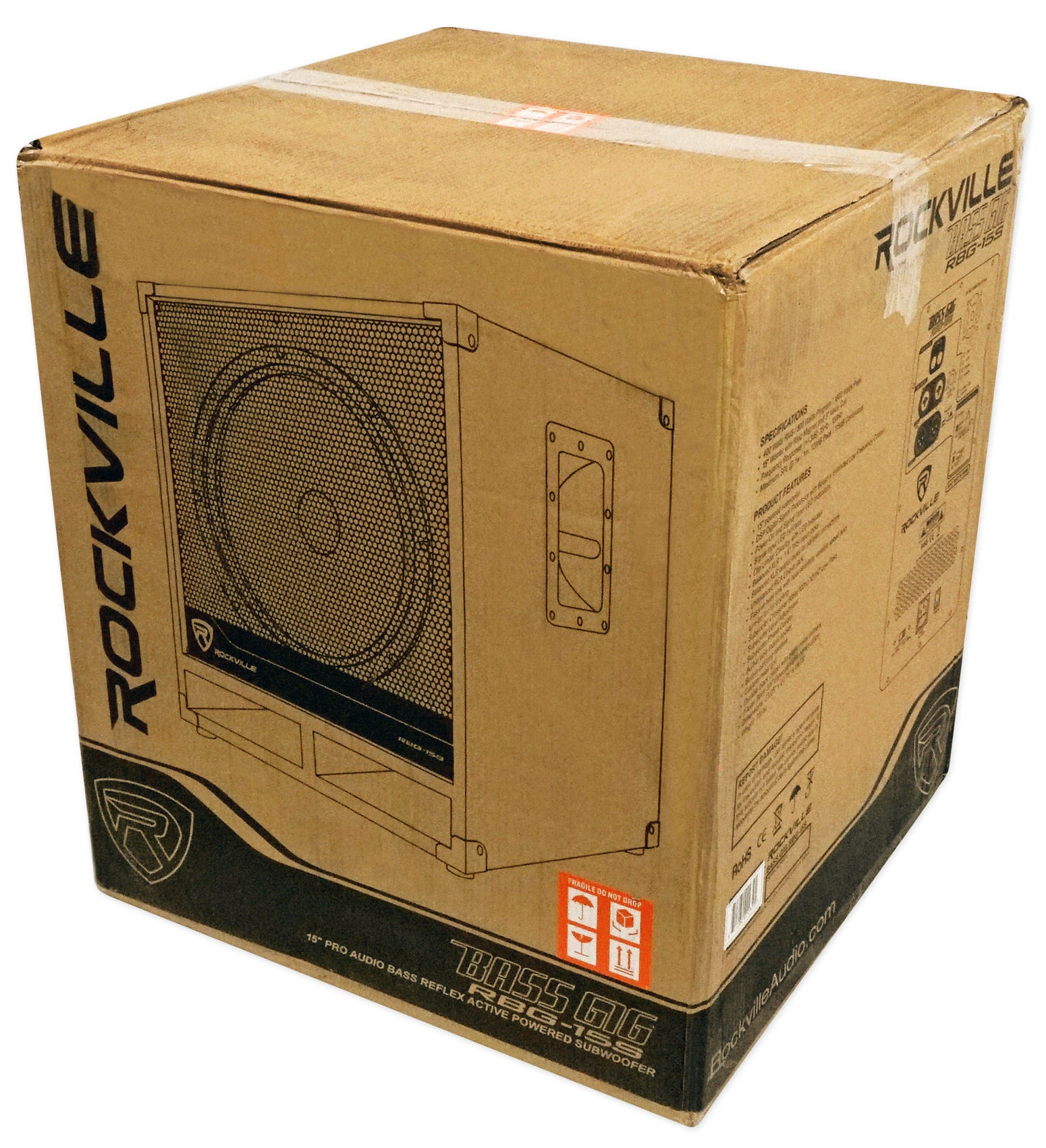 RPG12 4-Pack + RBG15S Subwoofer Bundle