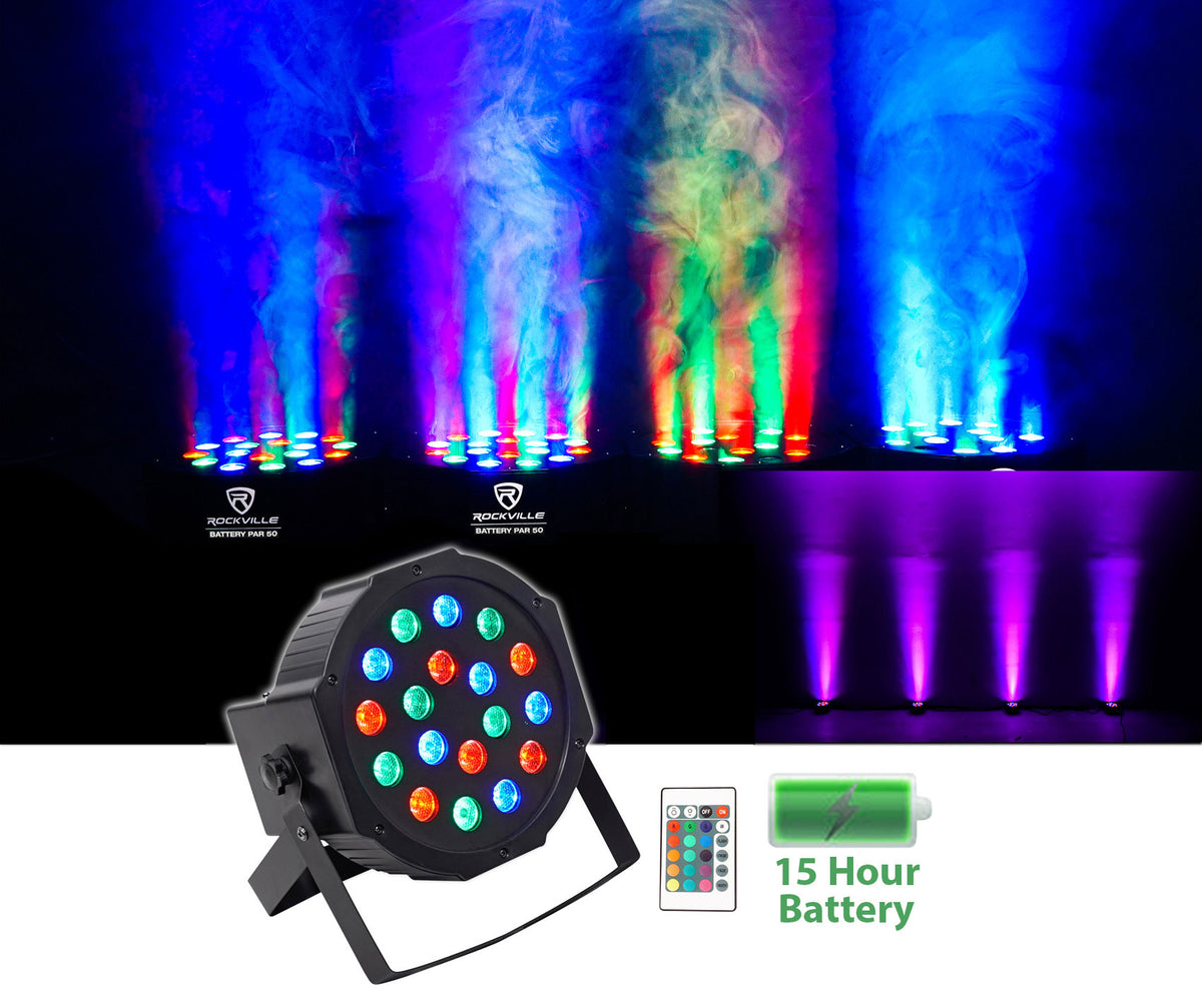 American DJ ADJ Starburst LED Sphere Shooting Beam Effect+Battery Par Light