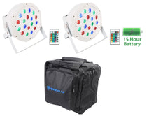 BATTERY PAR 50 White 2-Pack + RLB90 Lighting Bag Bundle