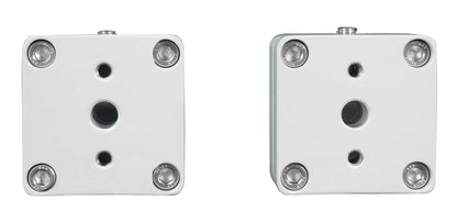 MAC65W White 6.5" Tower Speaker Pods 2-Pack + MAC360W Surface Clamps Bundle