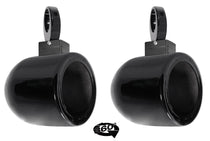 MAC65B Black 6.5" Tower Speaker Pods 2-Pack + MAC360B Swivel Clamps Bundle