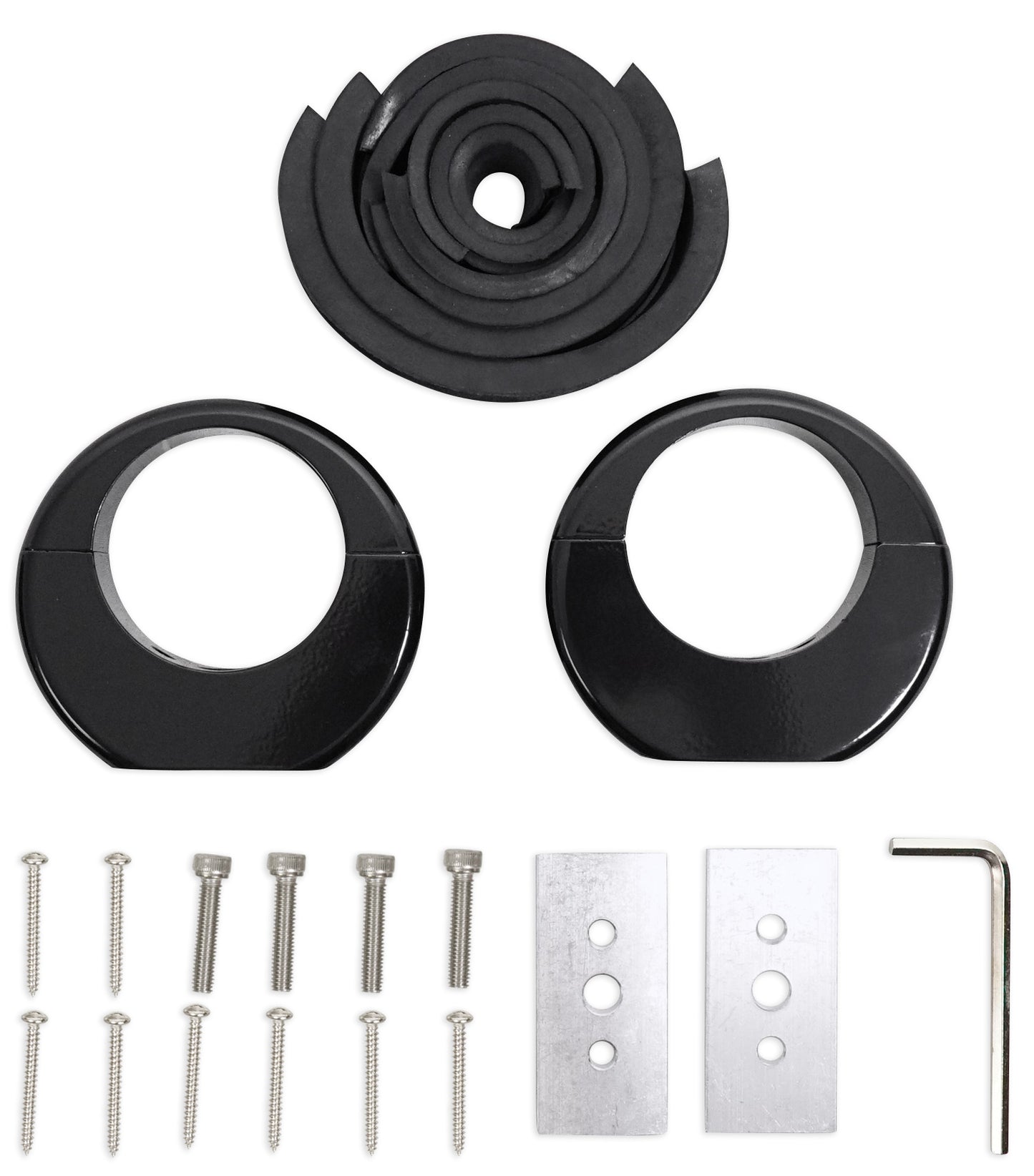 MAC90B 8" Black Speaker Pods + MAC360B Swivel Bundle