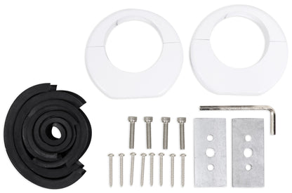 MAC90W 8" White Speaker Pods + MAC360W Swivel Bundle