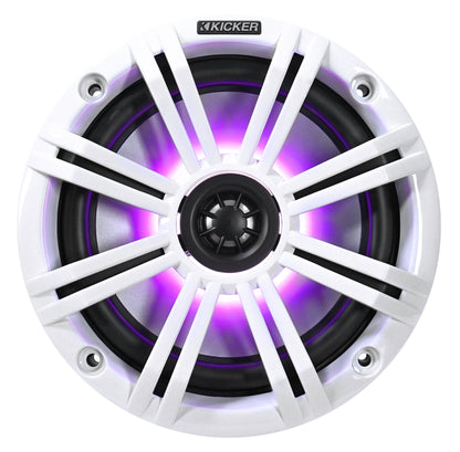 MAC65B Black 6.5" Tower Speaker Pods 2-Pack + 6.5" LED Marine Speakers Bundle