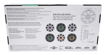 MAC65S Polished 6.5" Tower Speaker Pods 2-Pack + 6.5" LED Speakers Bundle