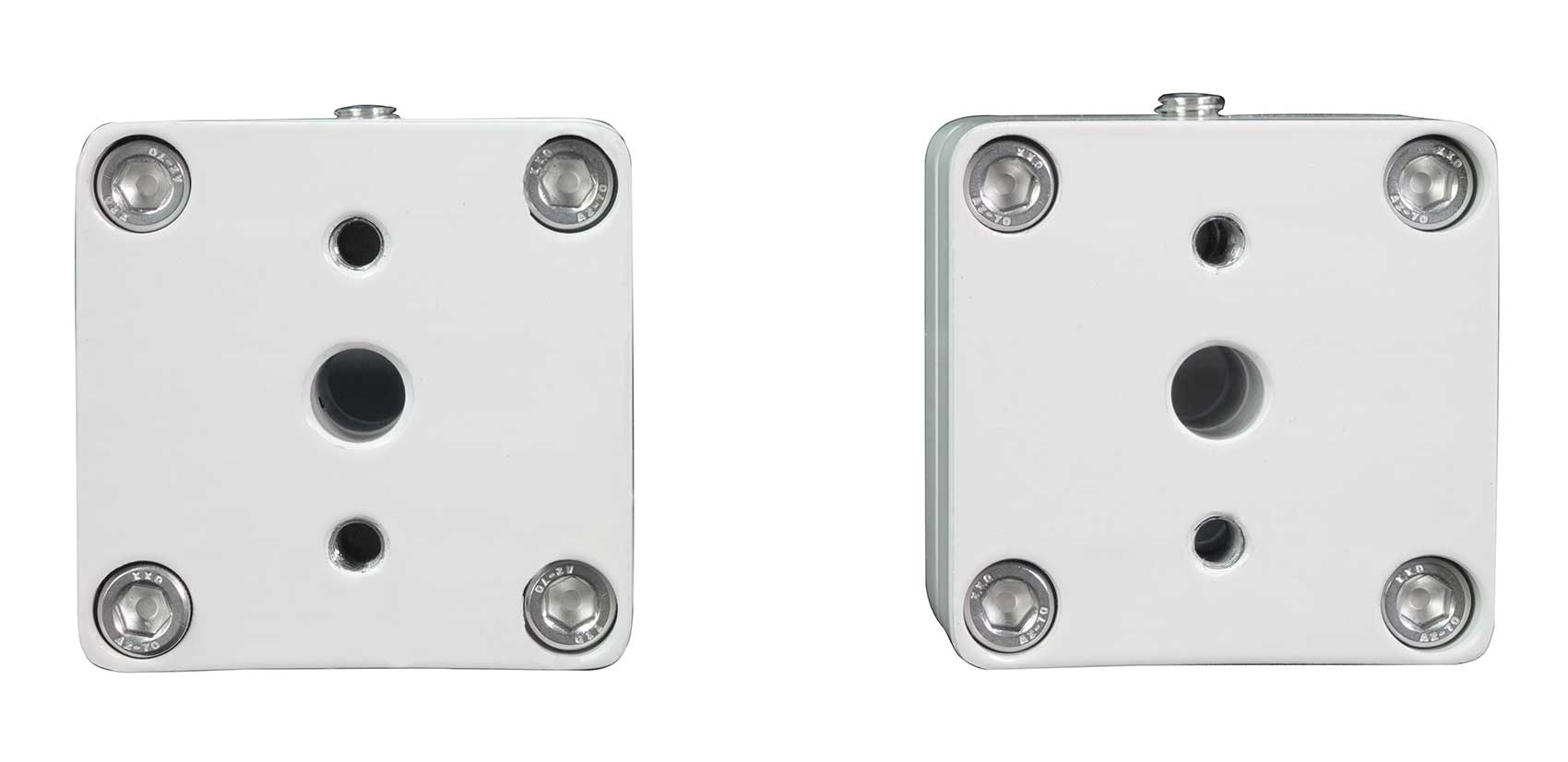 MAC80W White 7.7" Tower Speaker Pods 2-Pack + MAC360W Swivel Clamps Bundle