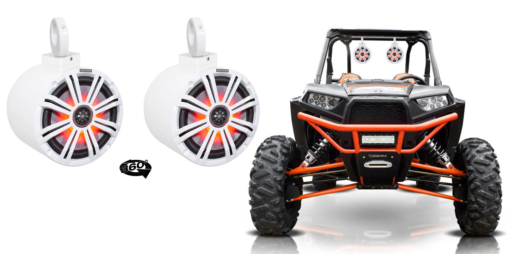 MAC80W+MAC360W KICKER SWIVEL RZR