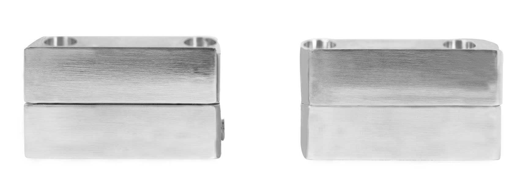 MAC525S 5.25" Chrome Wakeboard Pods 2-Pack + 360° Swivel Clamps Bundle