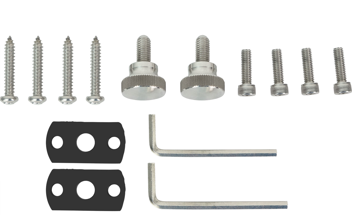 MAC525S 5.25" Chrome Wakeboard Pods 2-Pack + 360° Swivel Clamps Bundle