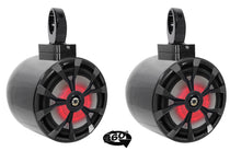 MAC80B Black 7.7" Tower Speaker Pods 2-Pack + MAC360B Swivel Clamps Bundle