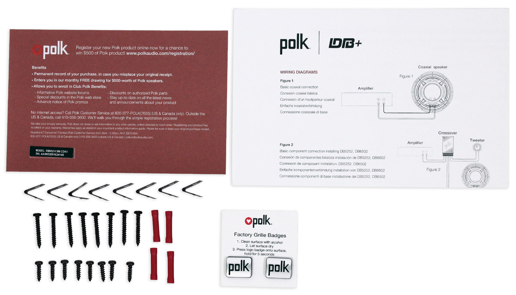 MAC65B Black 6.5" Tower Speaker Pods 2-Pack + 6.5" Marine Speakers Bundle