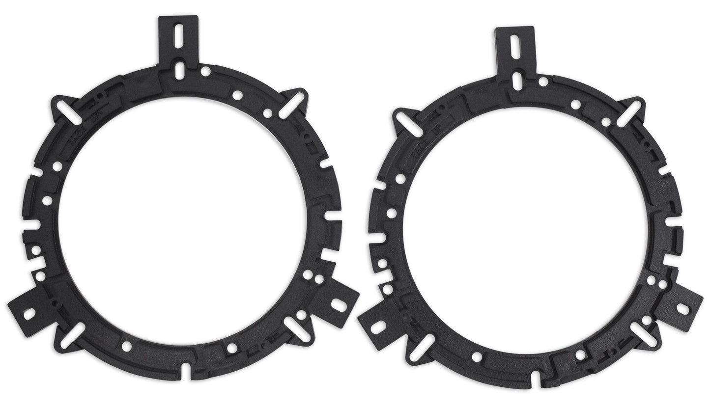 MAC65W White 6.5" Tower Speaker Pods 2-Pack + MAC360W Swivel Clamps Bundle