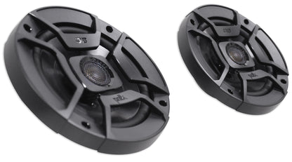 MAC525B 5.25" Black Wakeboard Pods 2-Pack + 360° Swivel Clamps Bundle