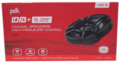 MAC525B 5.25" Black Wakeboard Pods 2-Pack + 360° Swivel Clamps Bundle