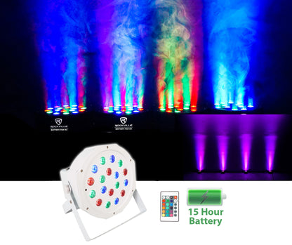 BATTERY PAR 50 White 4-Pack + RVCS2 Crank Stand Bundle