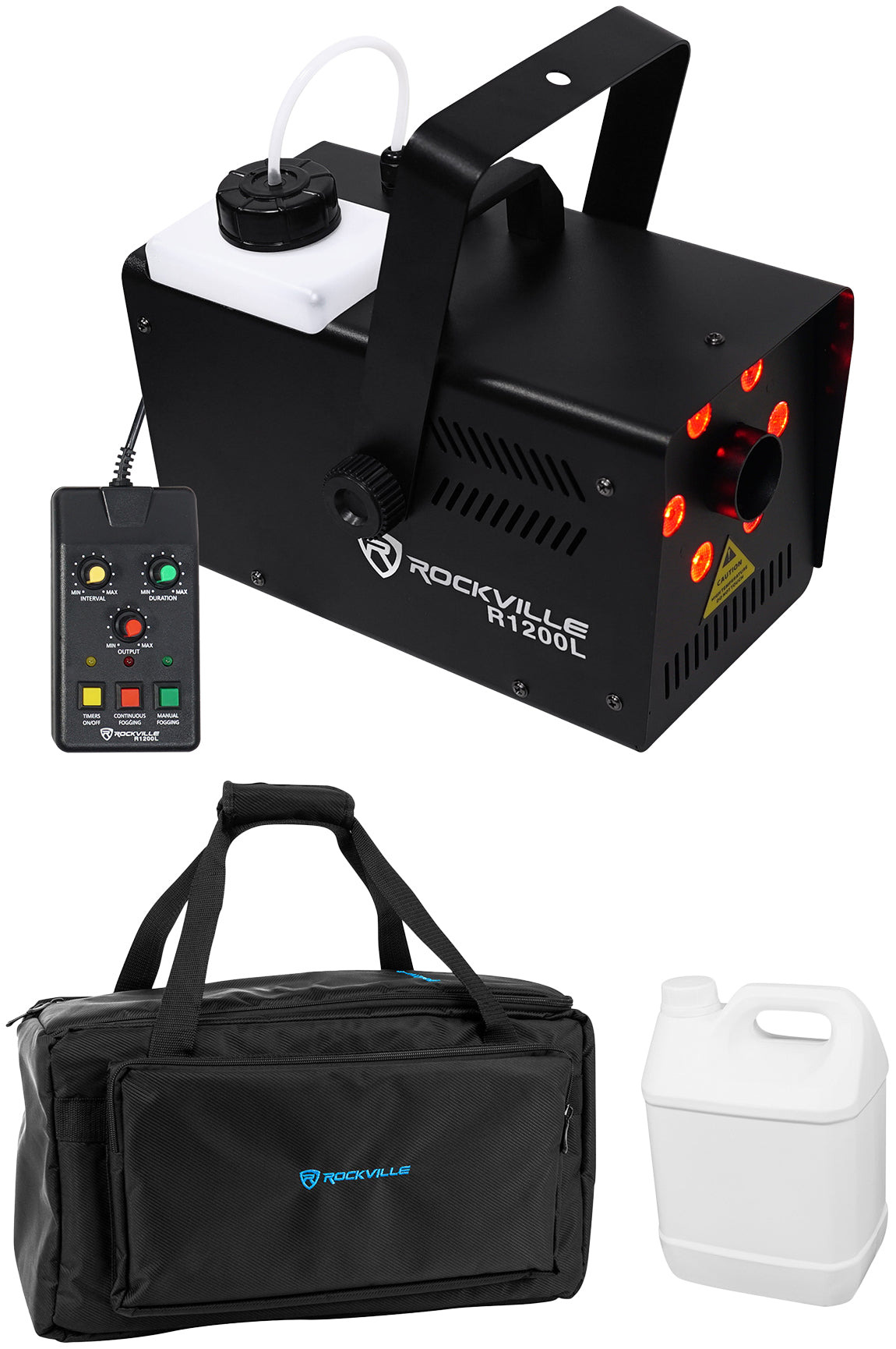 R1200L + Waterproof Fog Machine Bag Bundle
