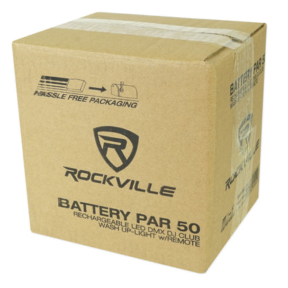 BATTERY PAR 50 Mixed 10-Pack + Charging Road Case Bundle