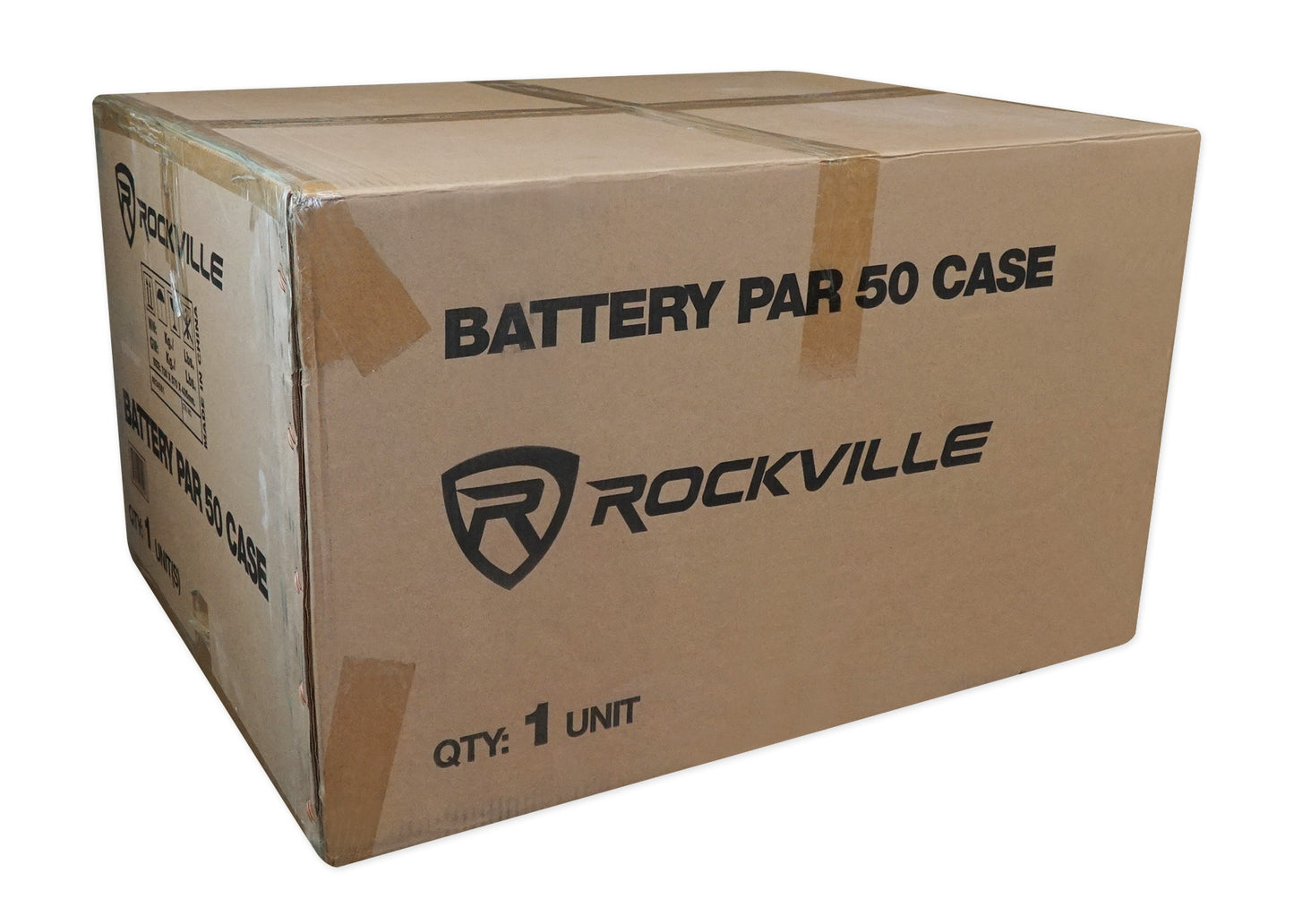 BATTERY PAR 50 Mixed 10-Pack + Charging Road Case Bundle