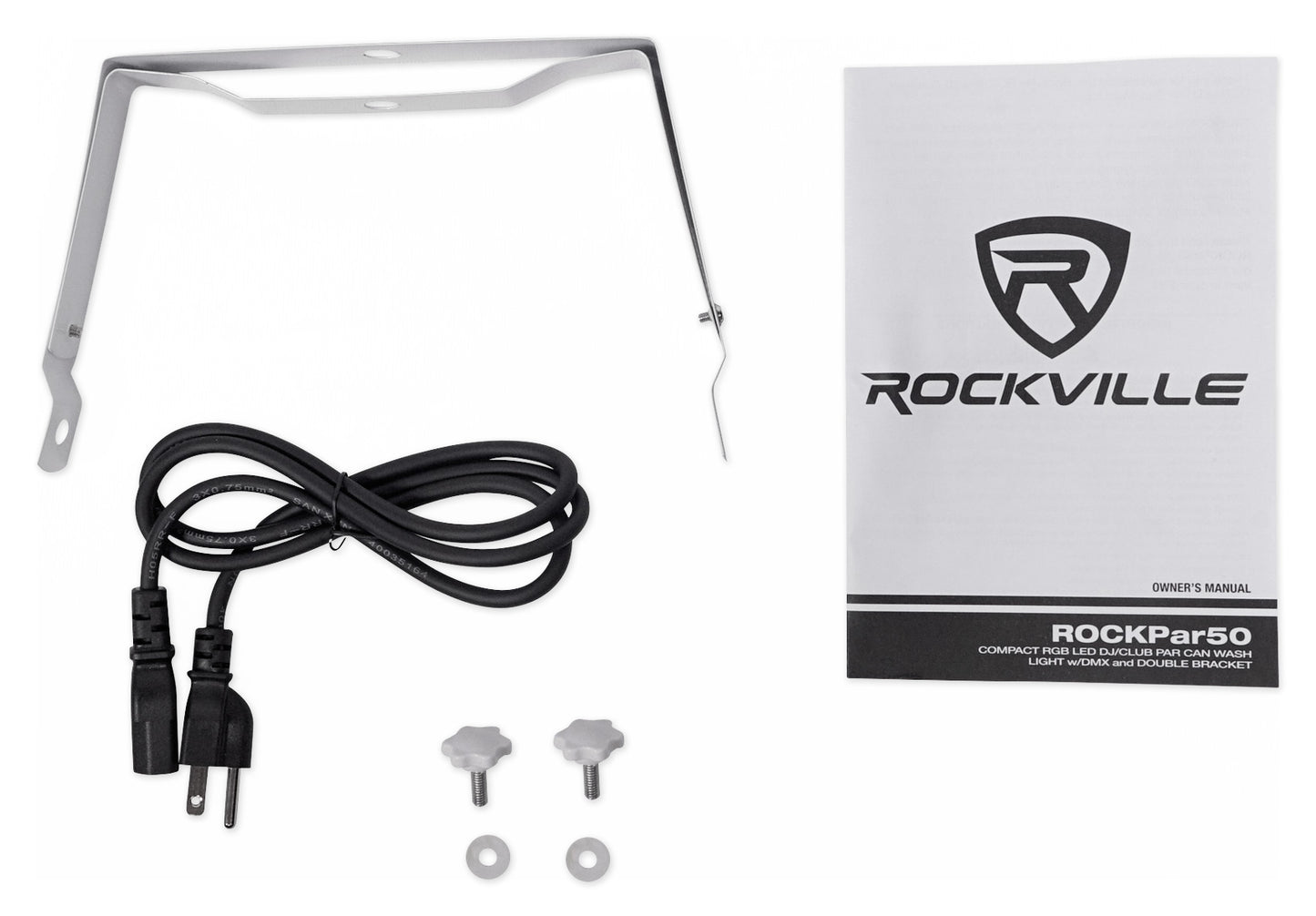 RockPAR50 White 8-Pack + RLBP8 Backpack Bundle