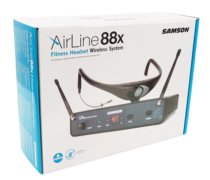 Samson Airline 88 Wireless Headset Mic+8" Bluetooth Speaker 4 Yoga/Spin/Pilates