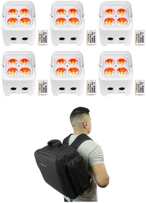 BEST PAR 50 White 6-Pack + RLBP6 Backpack Bundle