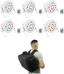 BATTERY PAR 50 White 6-Pack + RLBP6 Backpack Bundle