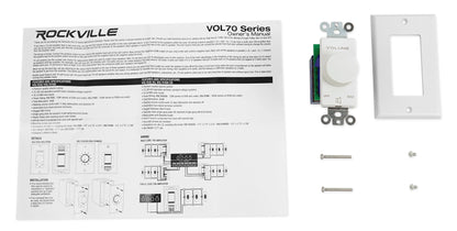 CCL5T White 8-Pack + RCS80-1 Amplifier Bundle