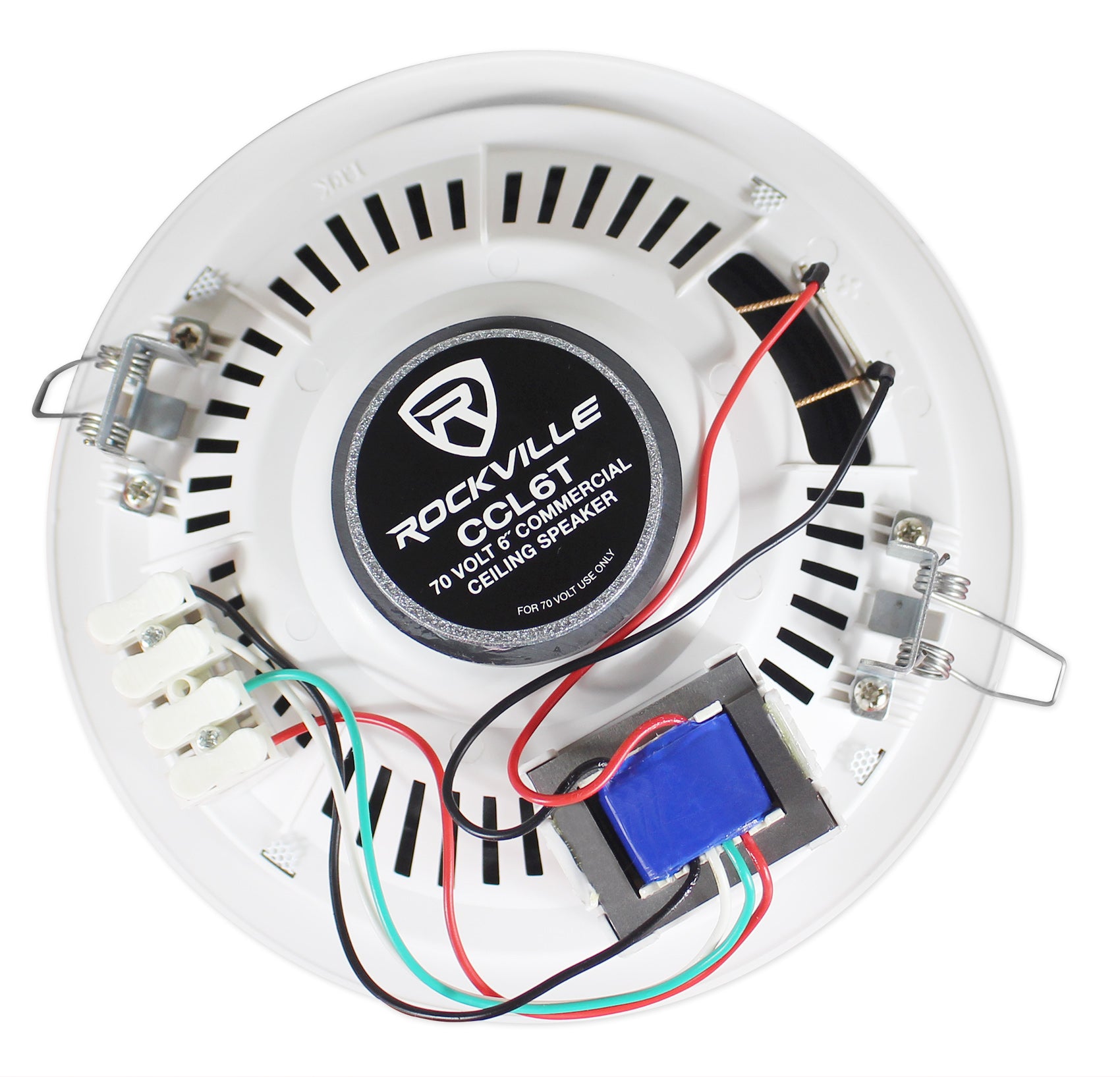 RCS80-1 Amplifier + CCL6T White 8-Pack + Wall Volume Control Bundle