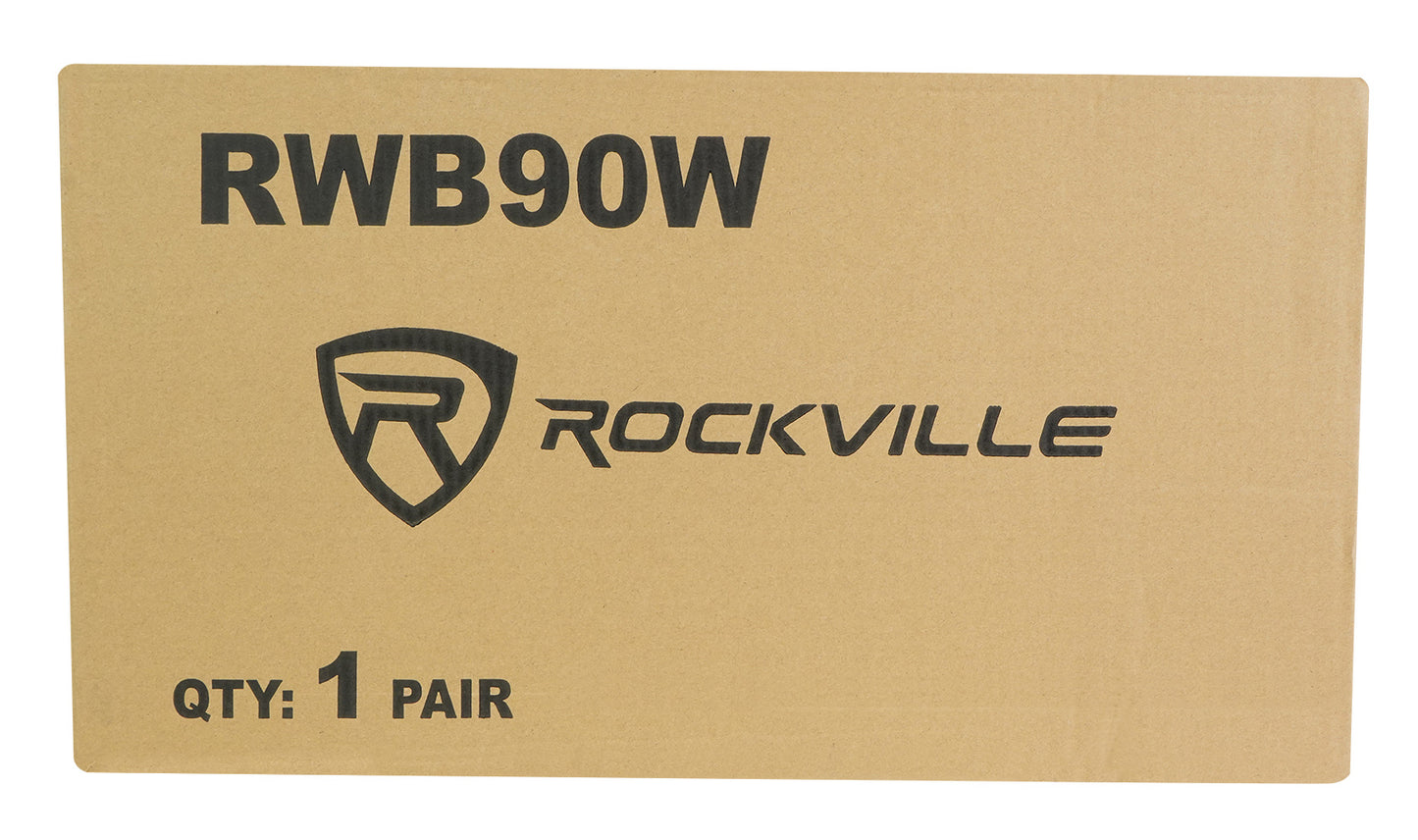 RWB90 White 6-Pack + DBM65 Marine Amplifier Bundle