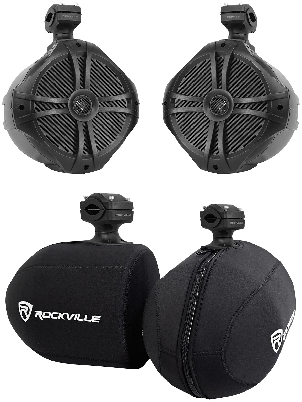 RWB90B Black + RWBC80 8" Covers Bundle