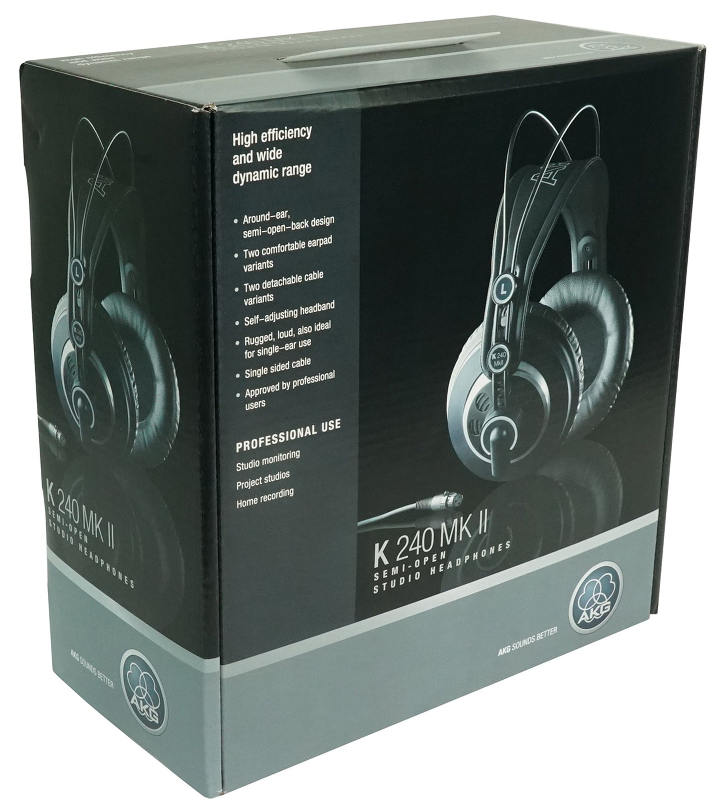 AKG K240 MKII Pro Studio Audiophile Headphones K 240 MK II + Tube Headphone Amp