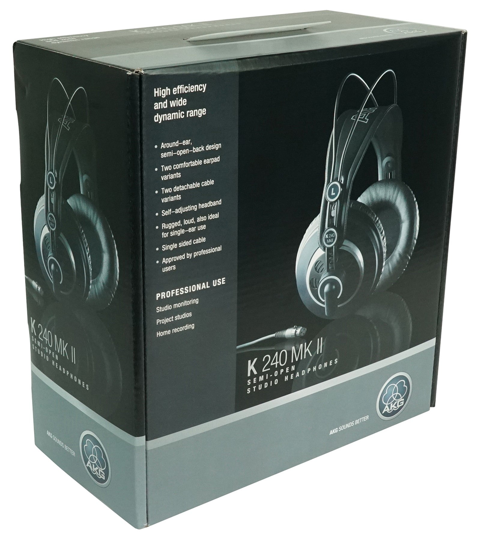 AKG K240 MKII Pro Studio Audiophile Headphones K 240 MK II + Tube Headphone Amp