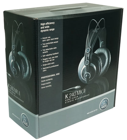 AKG K240 MKII Pro Studio Audiophile Headphones K 240 MK II + Tube Headphone Amp