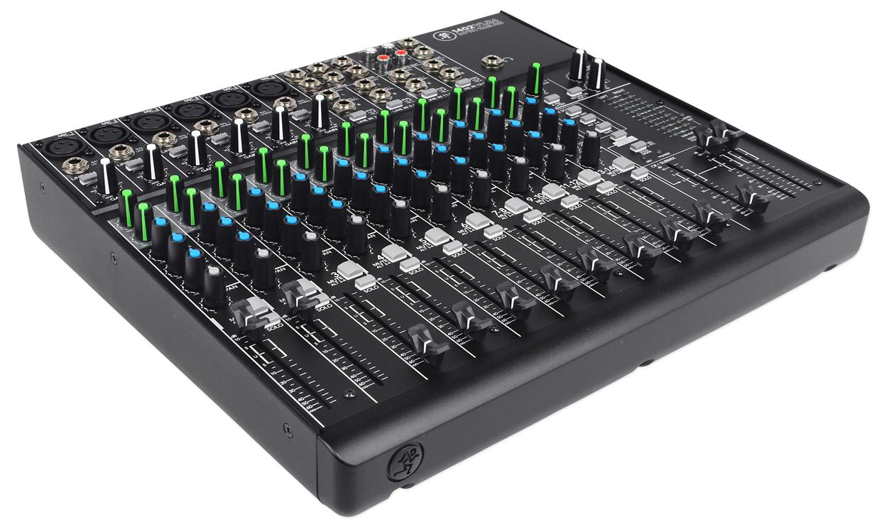 Mackie 1402VLZ4 14-channel Analog Mixer w/ 6 ONYX Preamps+Dual Wireless UHF Mics