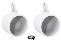 MAC90W 8" White Speaker Pods + MAC360W Swivel Bundle