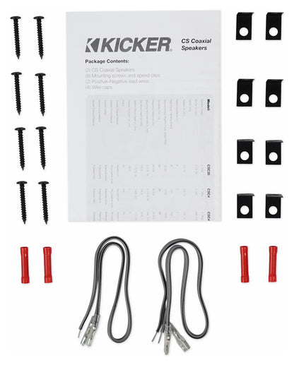 Kicker 6x8" Front+Rear Speaker Replacement For 1999-2010 Ford F-250/350/450/550