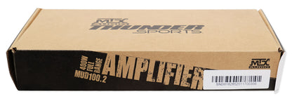 WB65KLS Black + MUD100.2 2‑Channel Amplifier Bundle