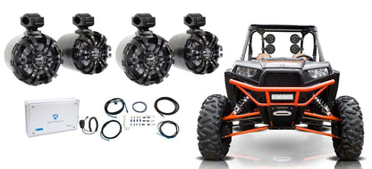 WB65 Black 2-Pack + RXM-S20 Marine Amp Bundle