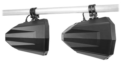 (2) Rockville 8" Speakers+SSV Swivel Cage Pods For Polaris RZR PRO XP w/2" Cage